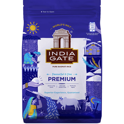 India Gate Premium Basmati Rice 5 KG Diwali